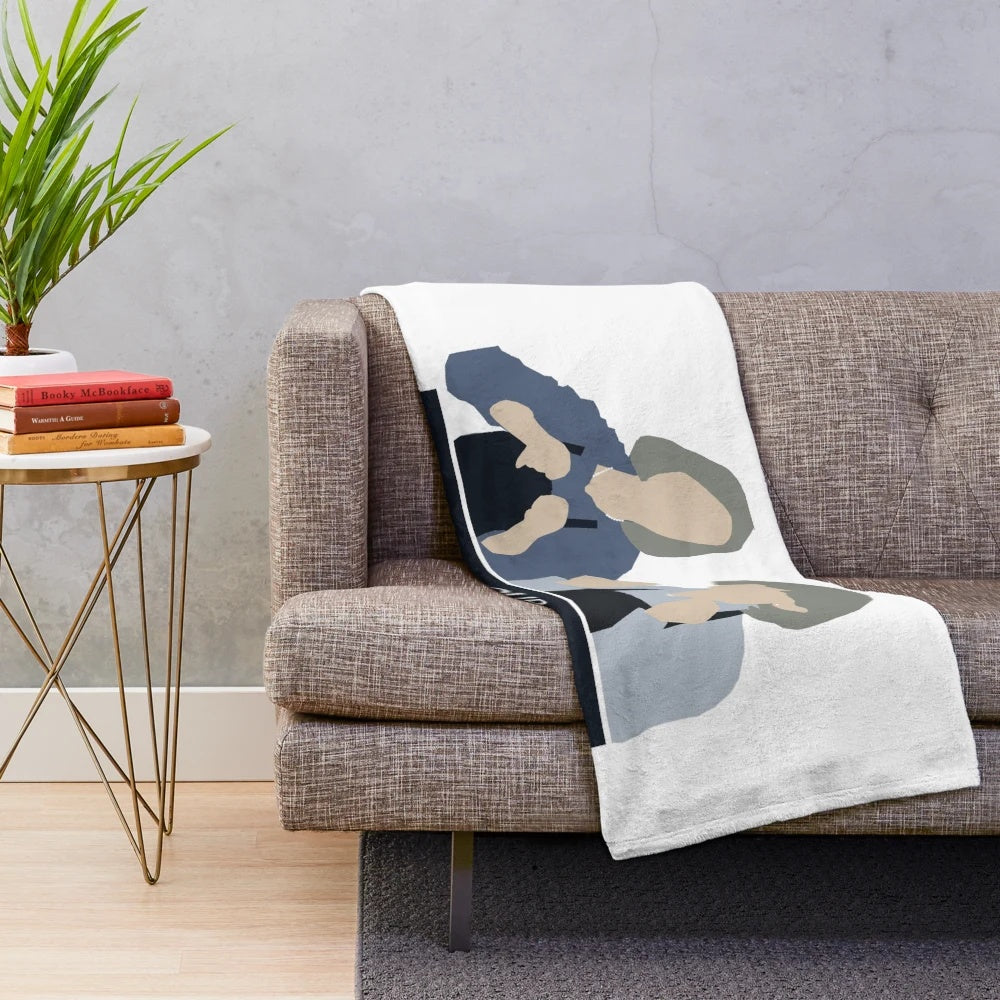 Kath and Kim inspired Prude and Trude plush throw blanket