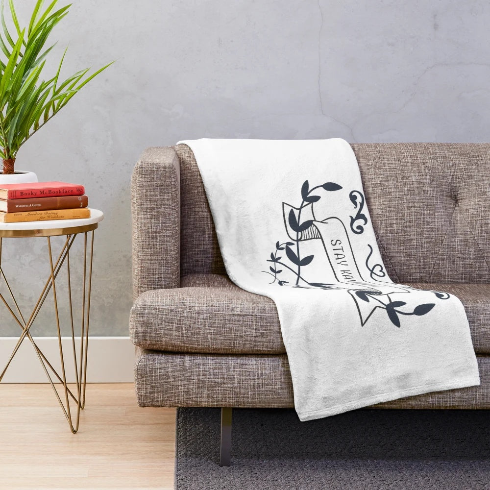 Kawaii plush blanket with a sweet and cute Japanese-inspired design