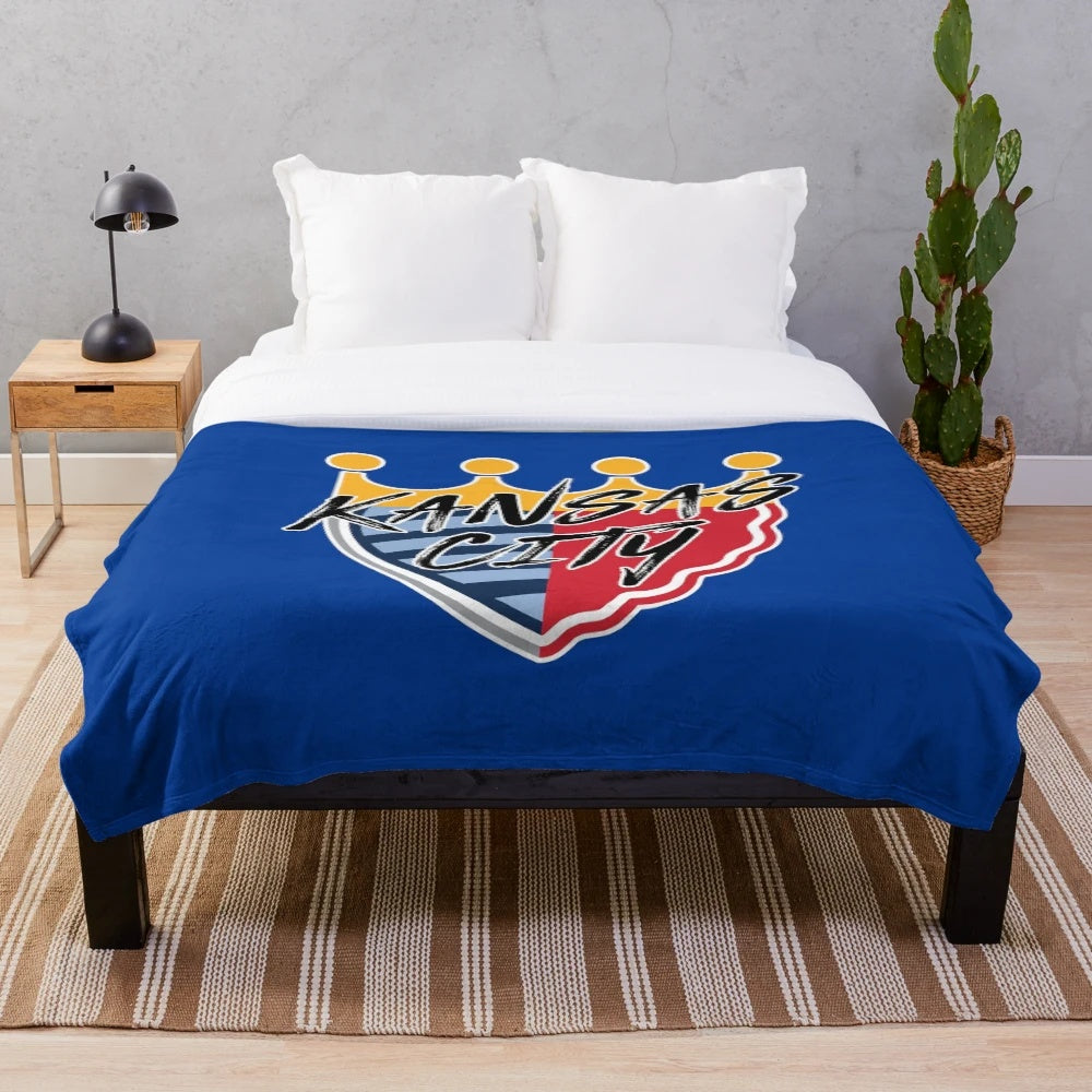 KC Sports Plush Blanket - Soft and Comfortable for Sports Fans