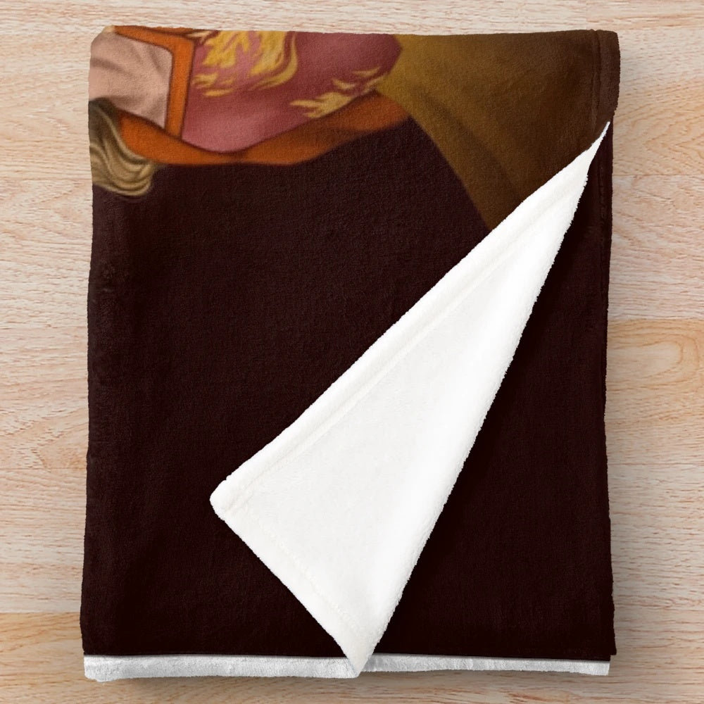 Keeper of the Lost Cities inspired plush blanket featuring characters from the fantasy book series