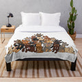 Soft and plush kelpie dog blanket