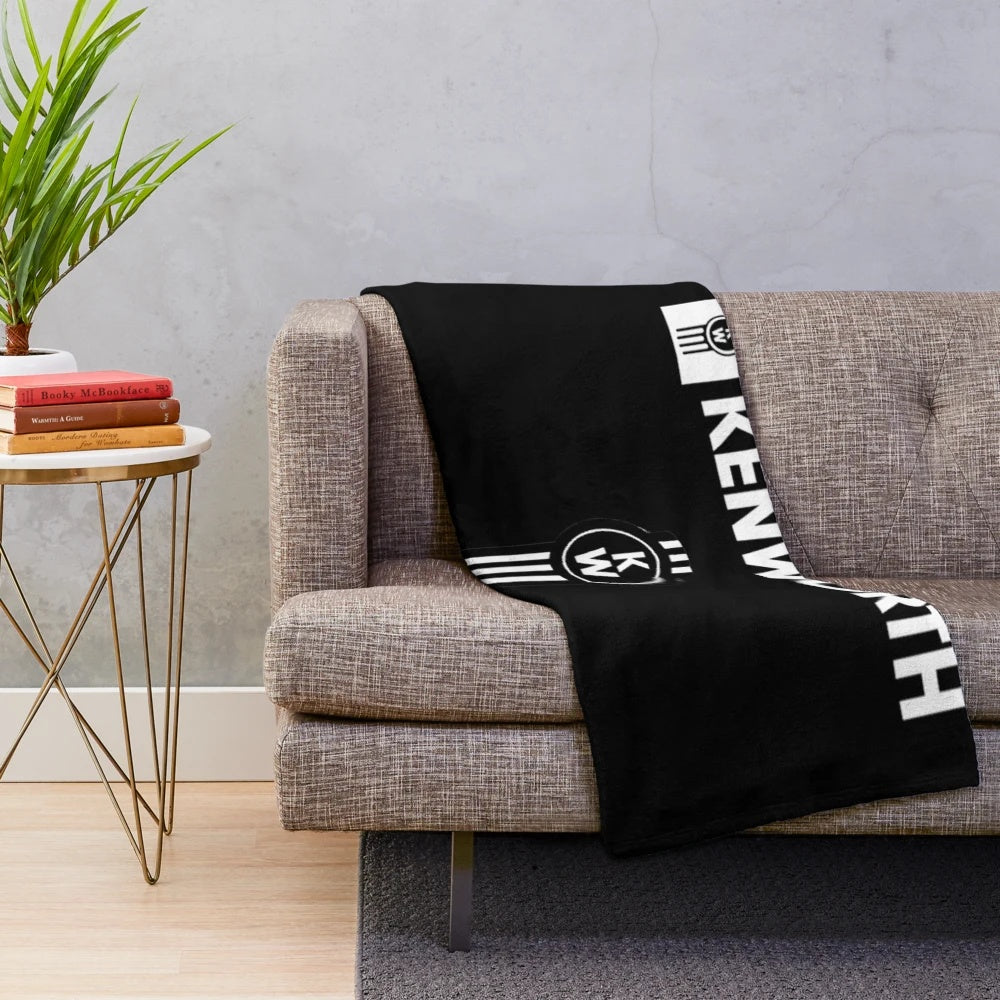 Kenworth-inspired plush blanket