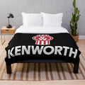 Kenworth-inspired plush blanket for truckers and truck enthusiasts