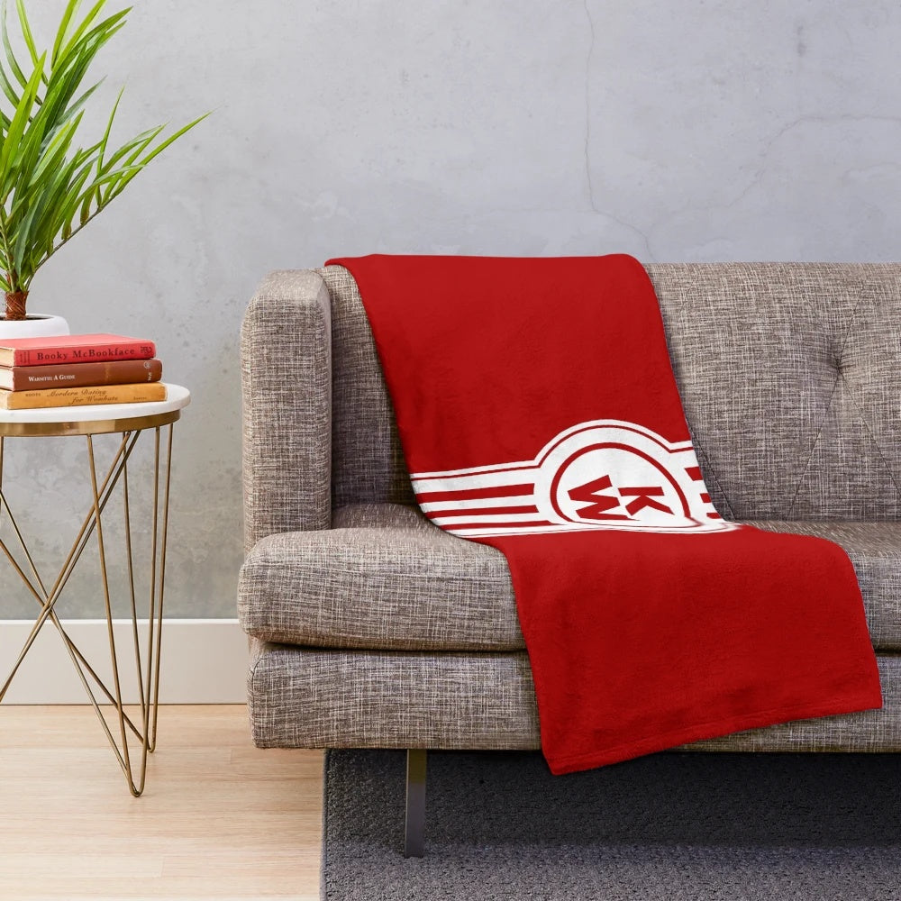 Kenworth truck logo plush blanket