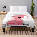 Kid Buu plush blanket from the Dragon Ball Z anime series