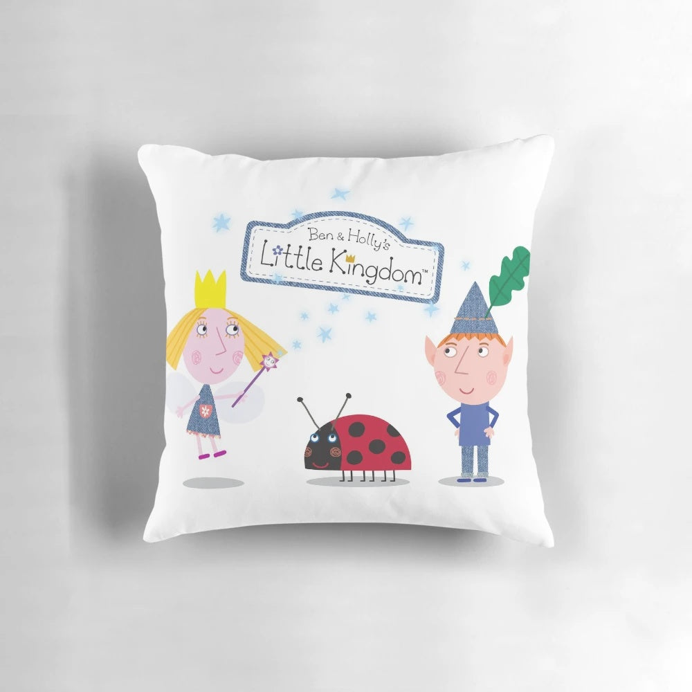 Ben and Holly themed kids' pillow featuring characters from the popular cartoon series