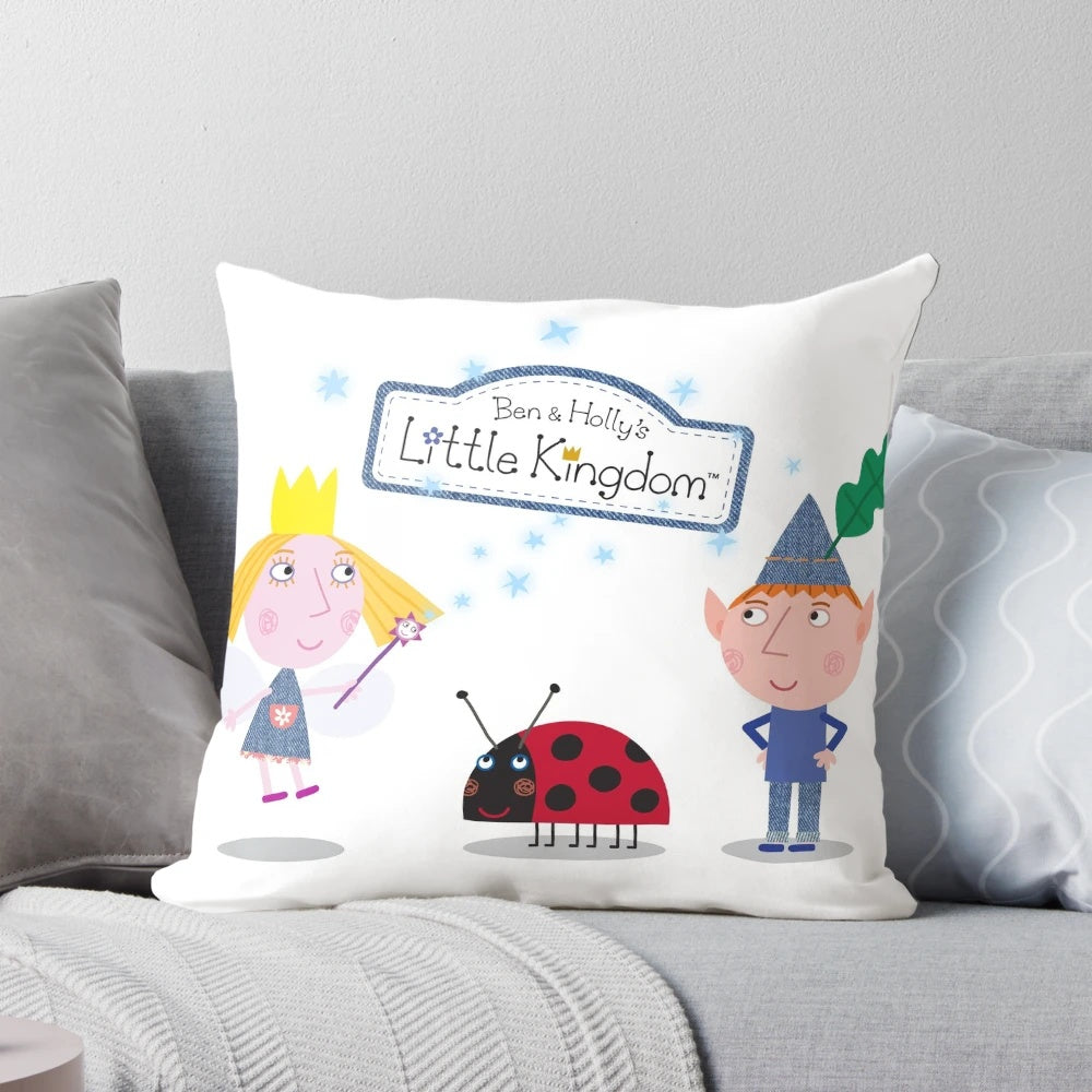 Ben and Holly themed kids' pillow featuring characters from the popular cartoon series