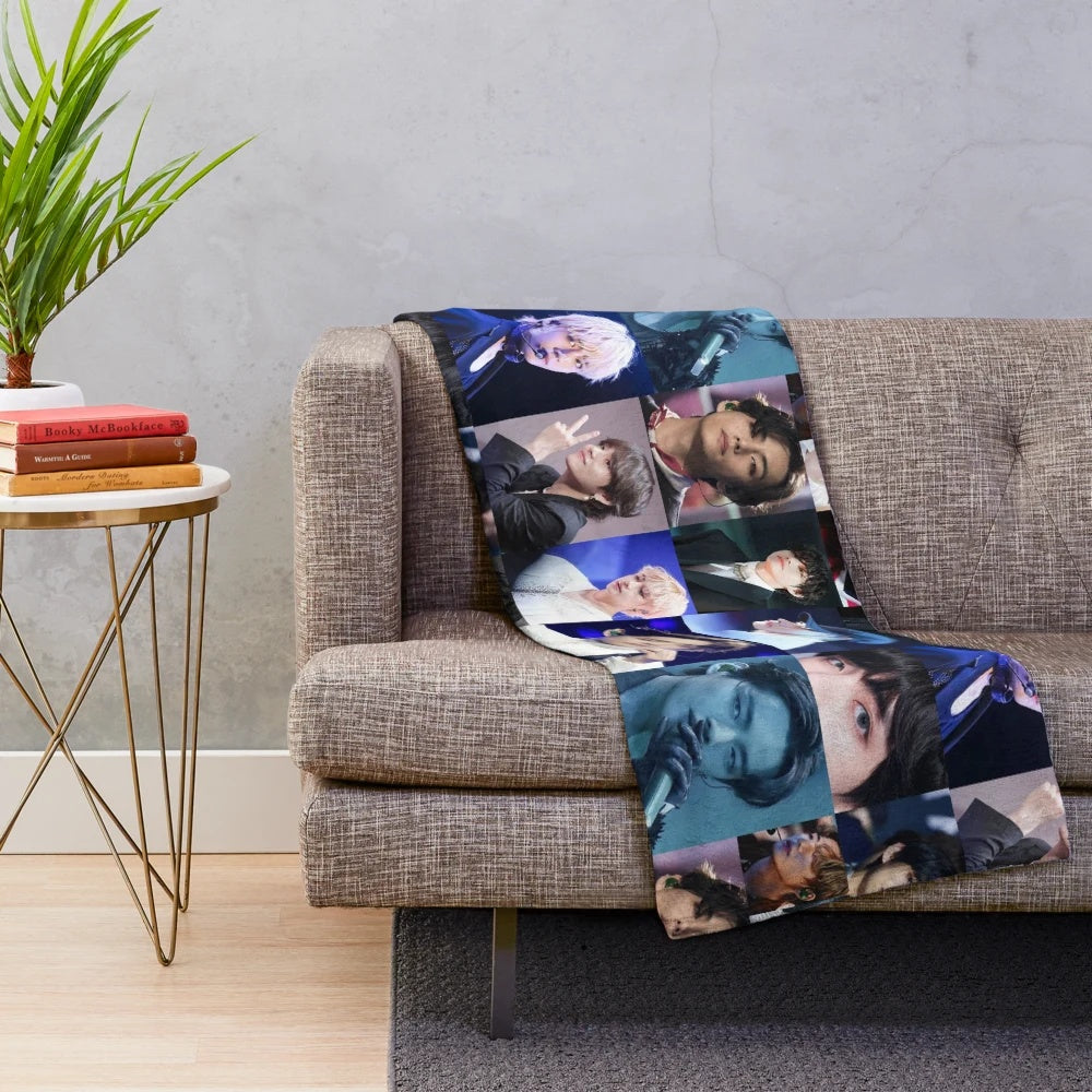 Kim Taehyung Inspired Plush Blanket