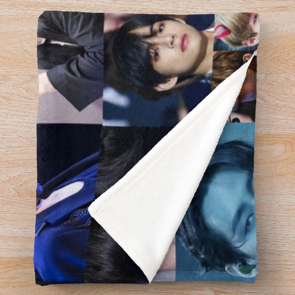 Kim Taehyung Inspired Plush Blanket