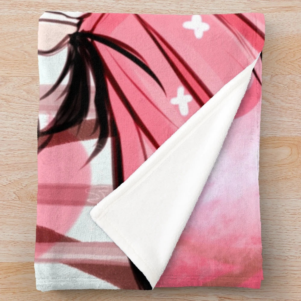 Kimi ni Todoke inspired plush blanket with anime characters