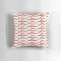 Soft and plush chocolate-themed pillow designed to look like a Kinder Bueno candy bar.