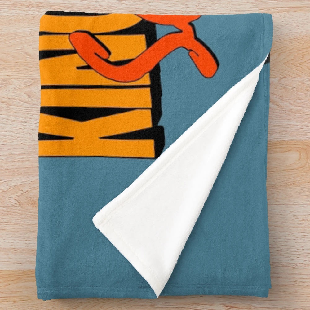 Kings Landing inspired plush blanket with fantasy coastal landscape