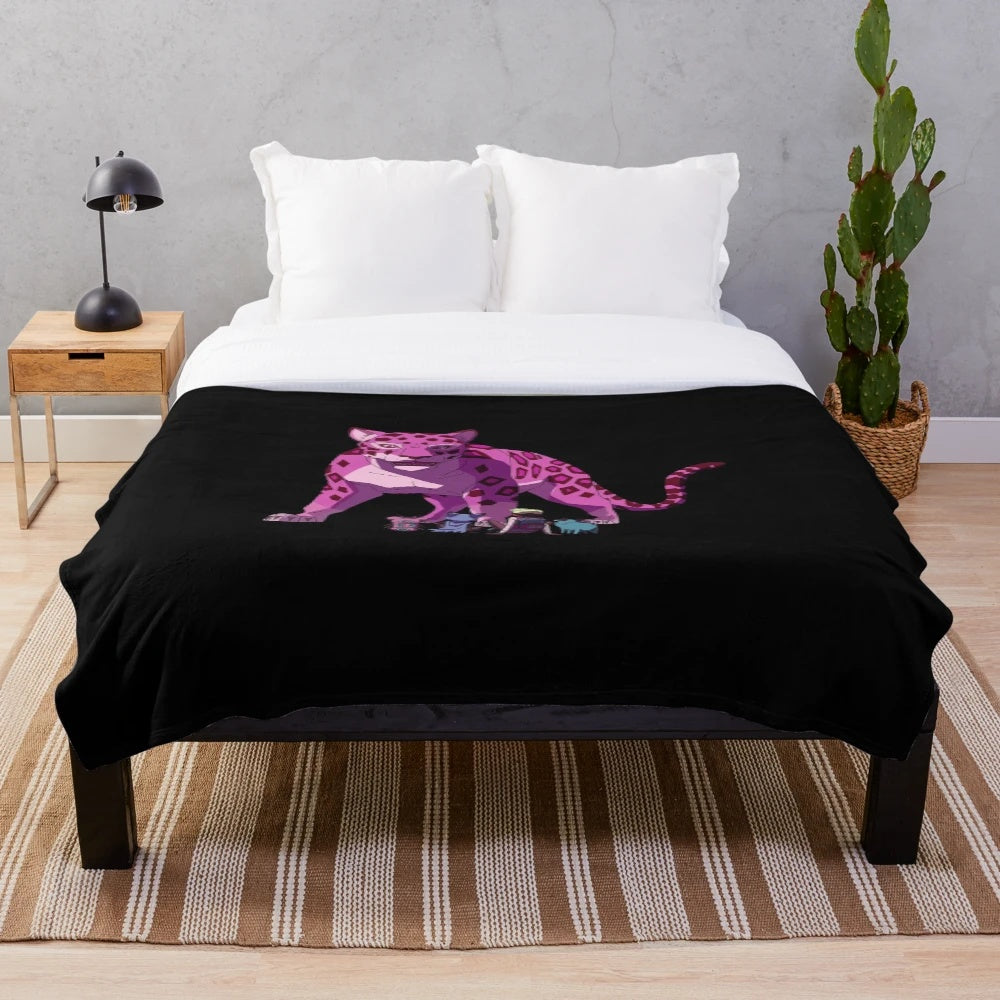 Mega Jaguar Kipo - Kipo And The Age Of Wonderbeasts Plush Blanket