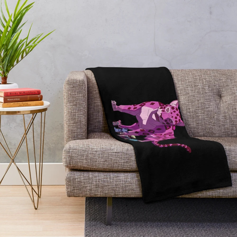 Mega Jaguar Kipo - Kipo And The Age Of Wonderbeasts Plush Blanket