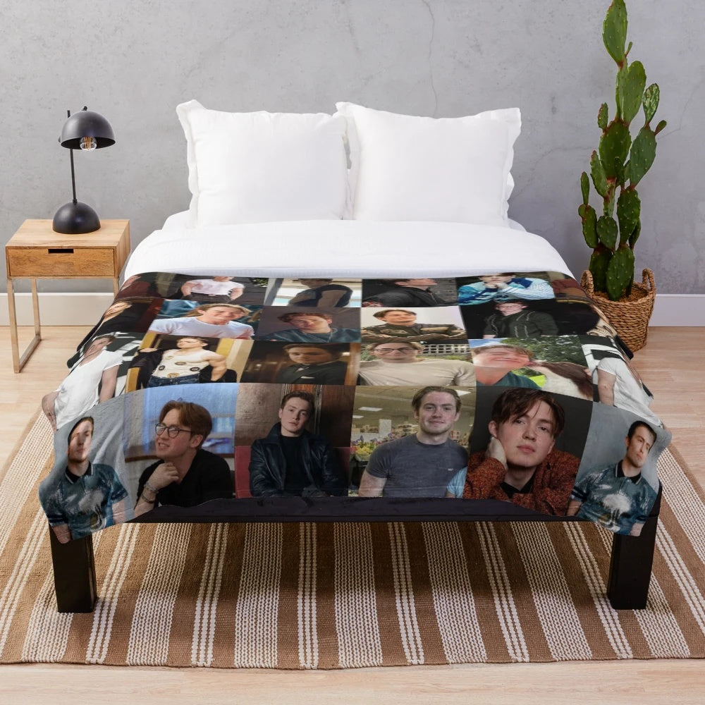 Kit Connor inspired plush blanket