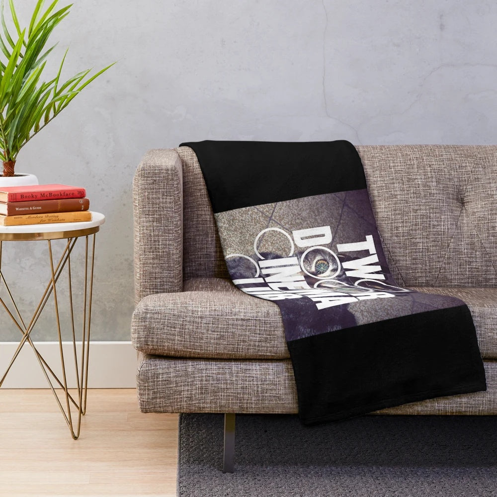 Soft and cuddly plush blanket featuring the Kitty Cinema Club indie music band