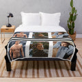 KJ Apa inspired plush blanket