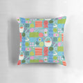 A plush and soft pillow featuring the classic "knit one, purl one" pattern, a must-have for knitting lovers.