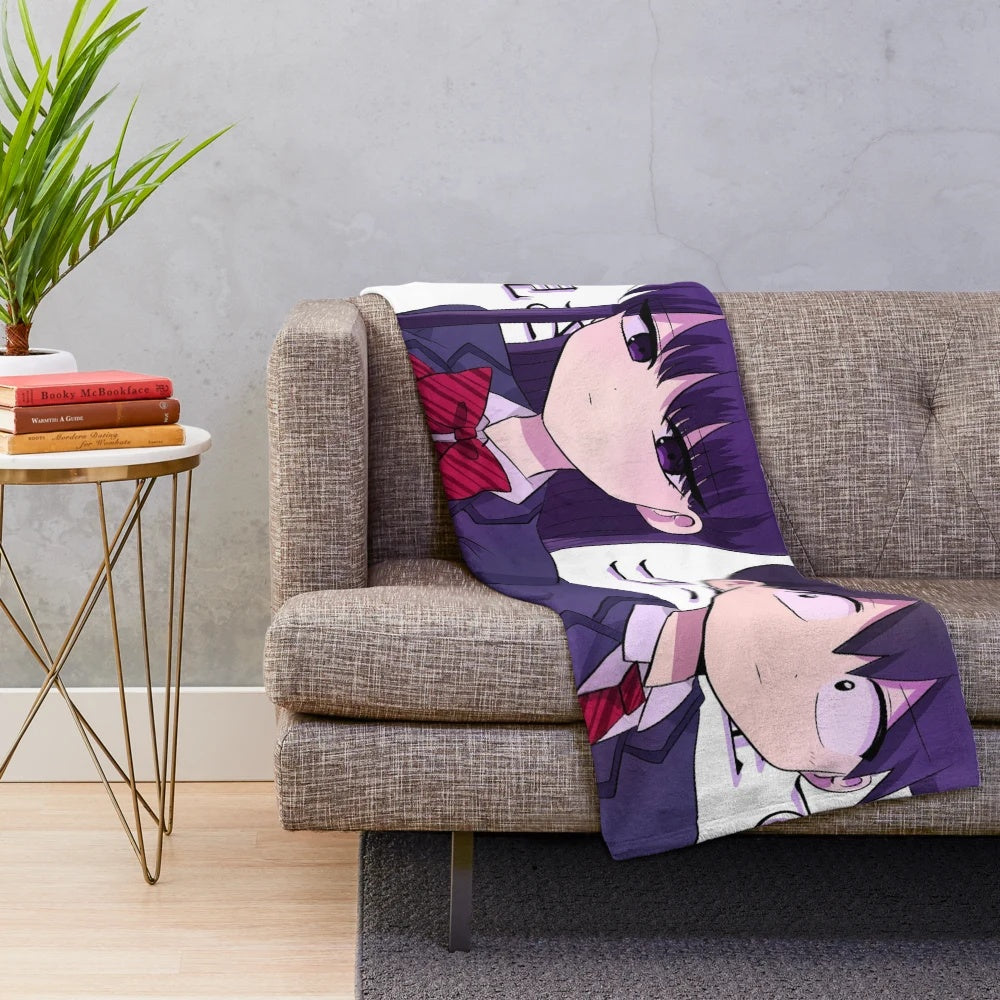 Komi Can't Communicate inspired plush blanket with soft, cozy fabric