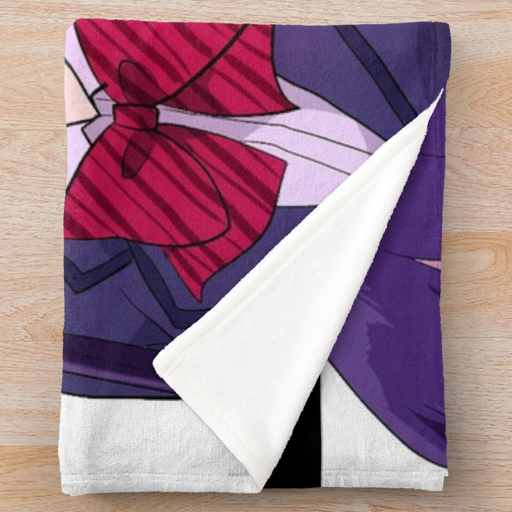 Komi Can't Communicate inspired plush blanket with soft, cozy fabric