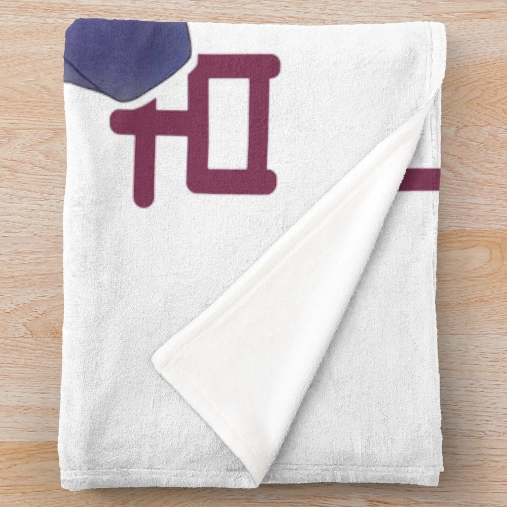 Komi-san inspired plush blanket featuring the adorable character