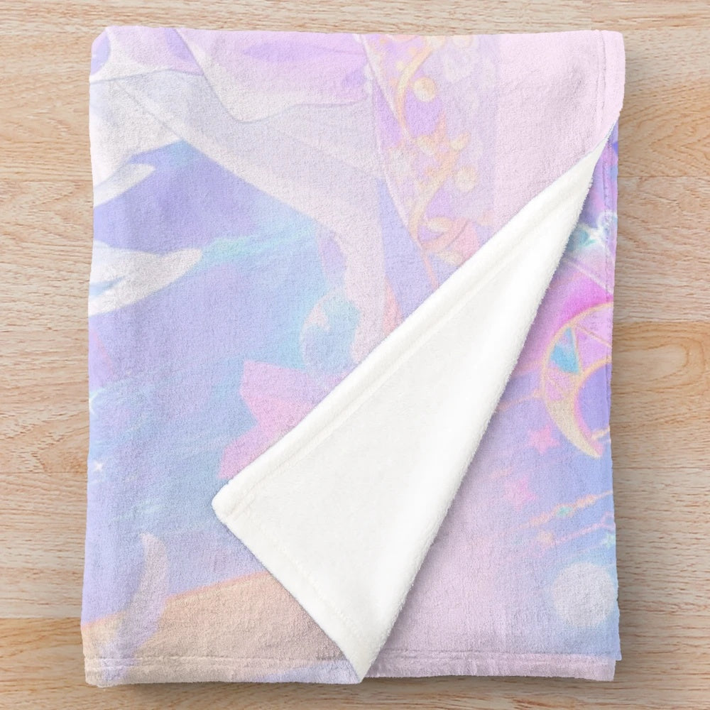 Soft and plush blanket featuring the character Konoe Kanata from the Love Live! School Idol Festival All Stars game