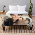 Soft and snuggly plush blanket featuring characters from the popular Korean drama "My Demon