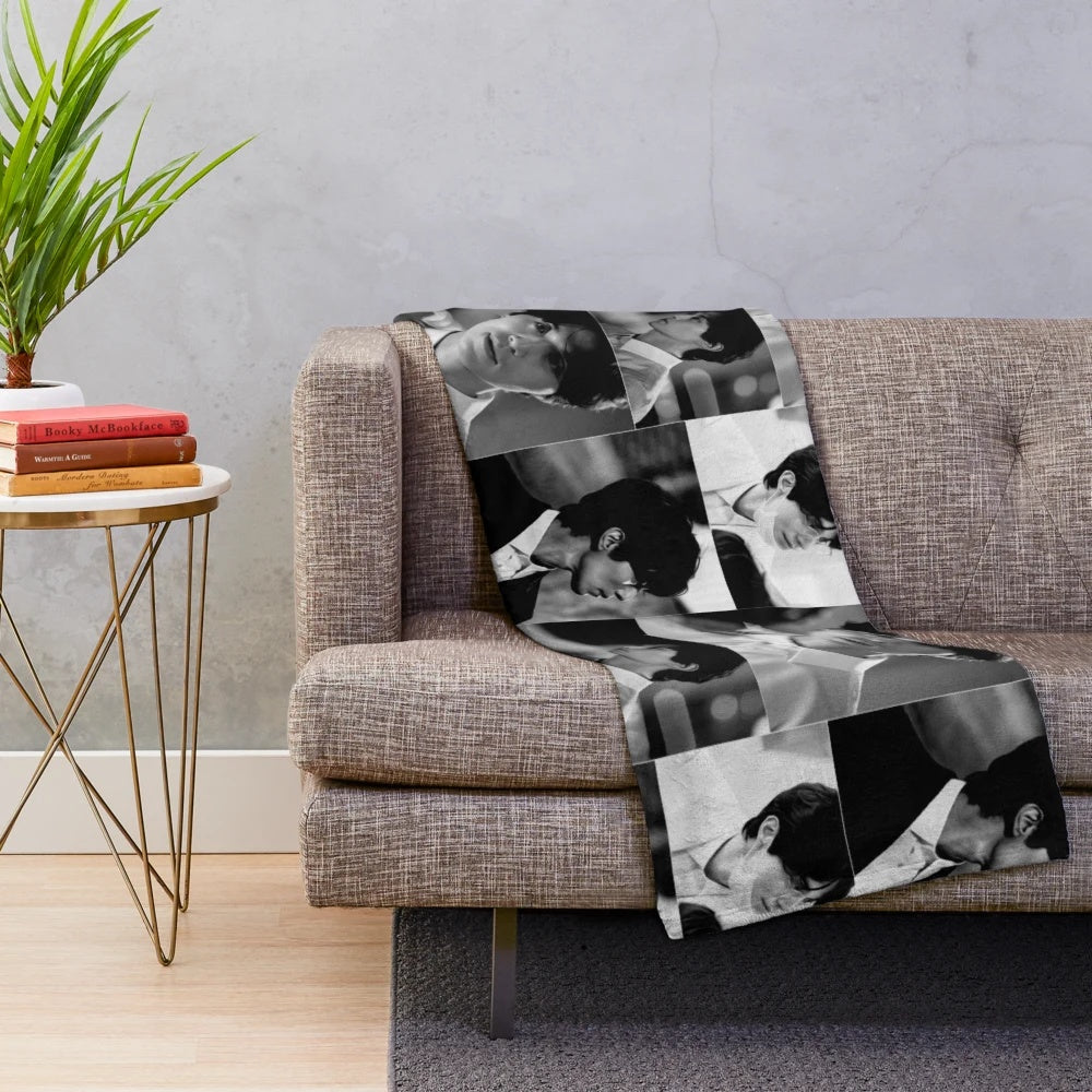 Korean drama-inspired plush blanket featuring Lee Dong Wook