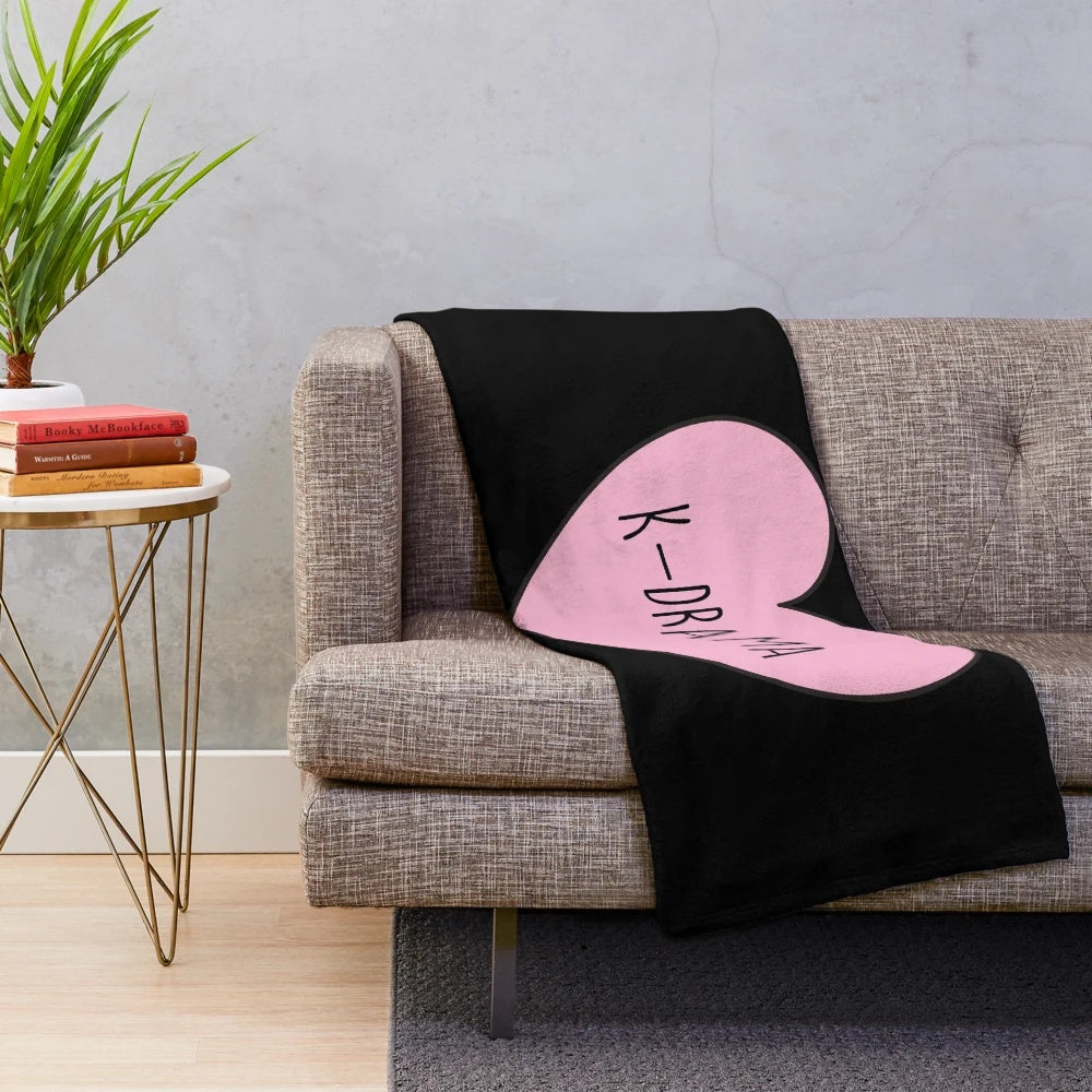 Korean drama inspired plush blanket