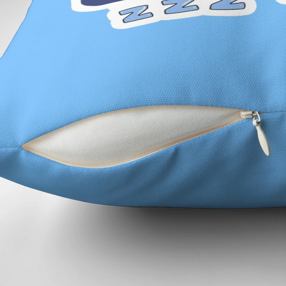 Comfortable Korean Hangul pillow with a good night design, perfect for Korean language learners and K-drama fans.