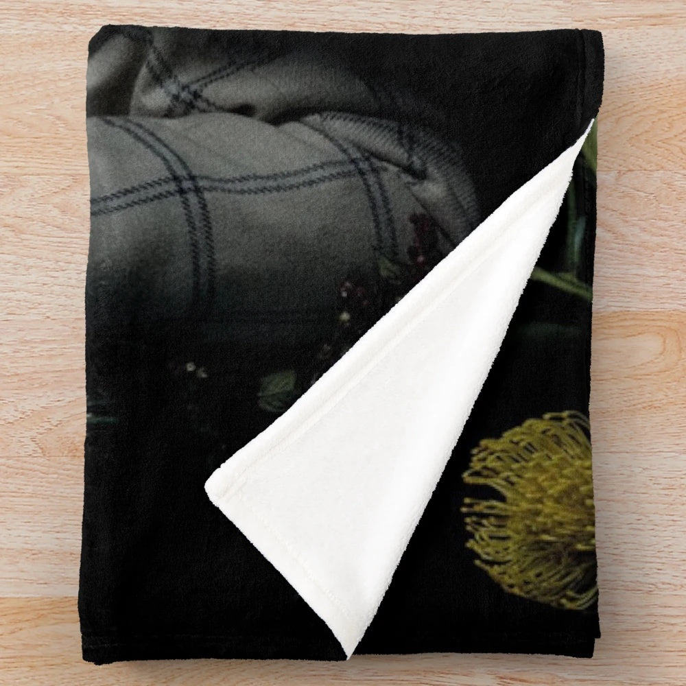 Soft and Stylish RM-Inspired Plush Blanket for Korean Pop Music Fans