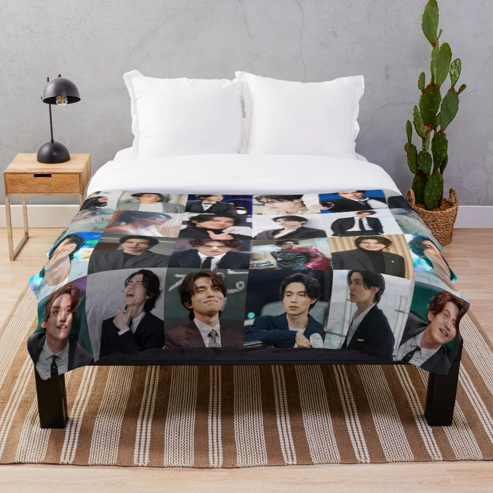 Lee Dong Wook inspired plush blanket