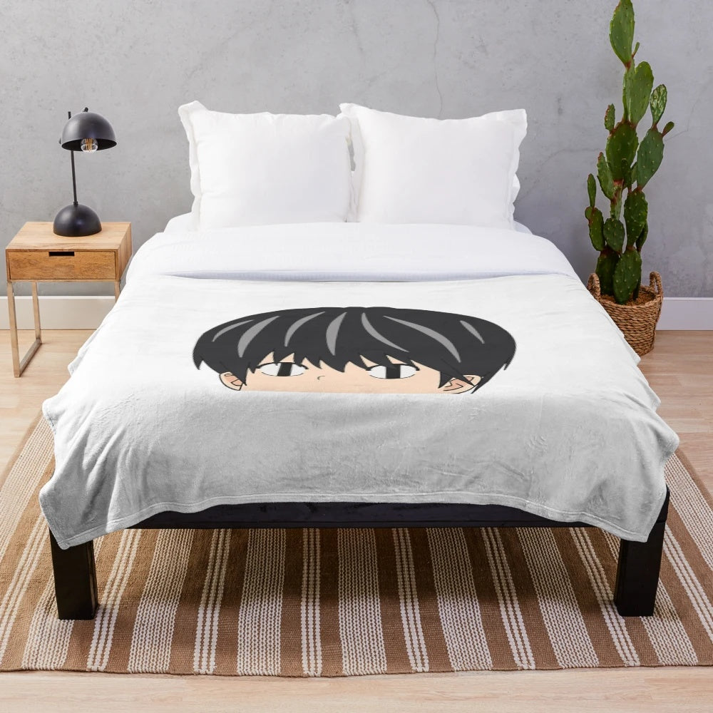 Kotaro Lives Alone Anime Plush Blanket