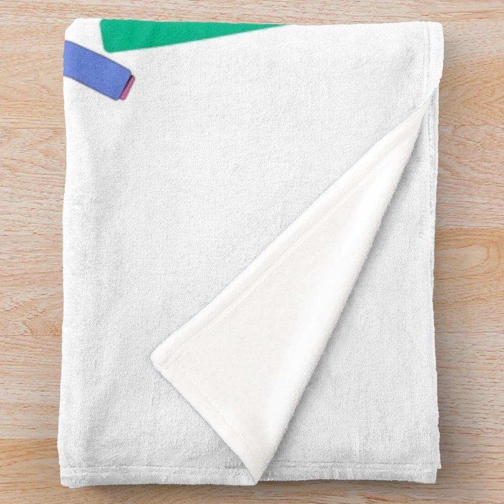 Kpop plush blanket with music theme