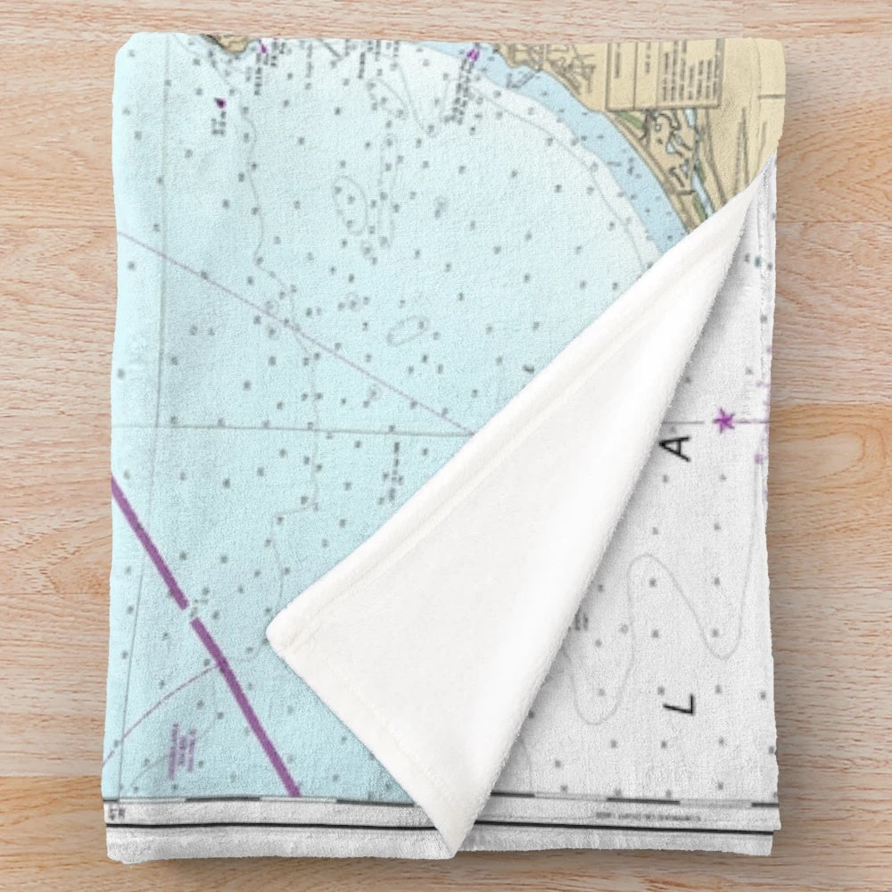 Soft and plush blanket featuring the beautiful islands of Lake Erie