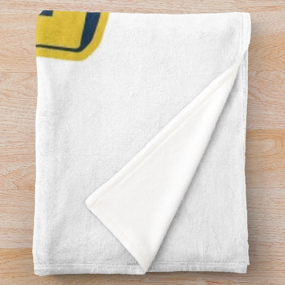 Cozy plush blanket with lane-inspired design