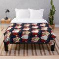 Cozy plush blanket featuring the title of the popular 80s Christmas song "Last Christmas