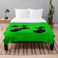 Lawn bowls plush blanket