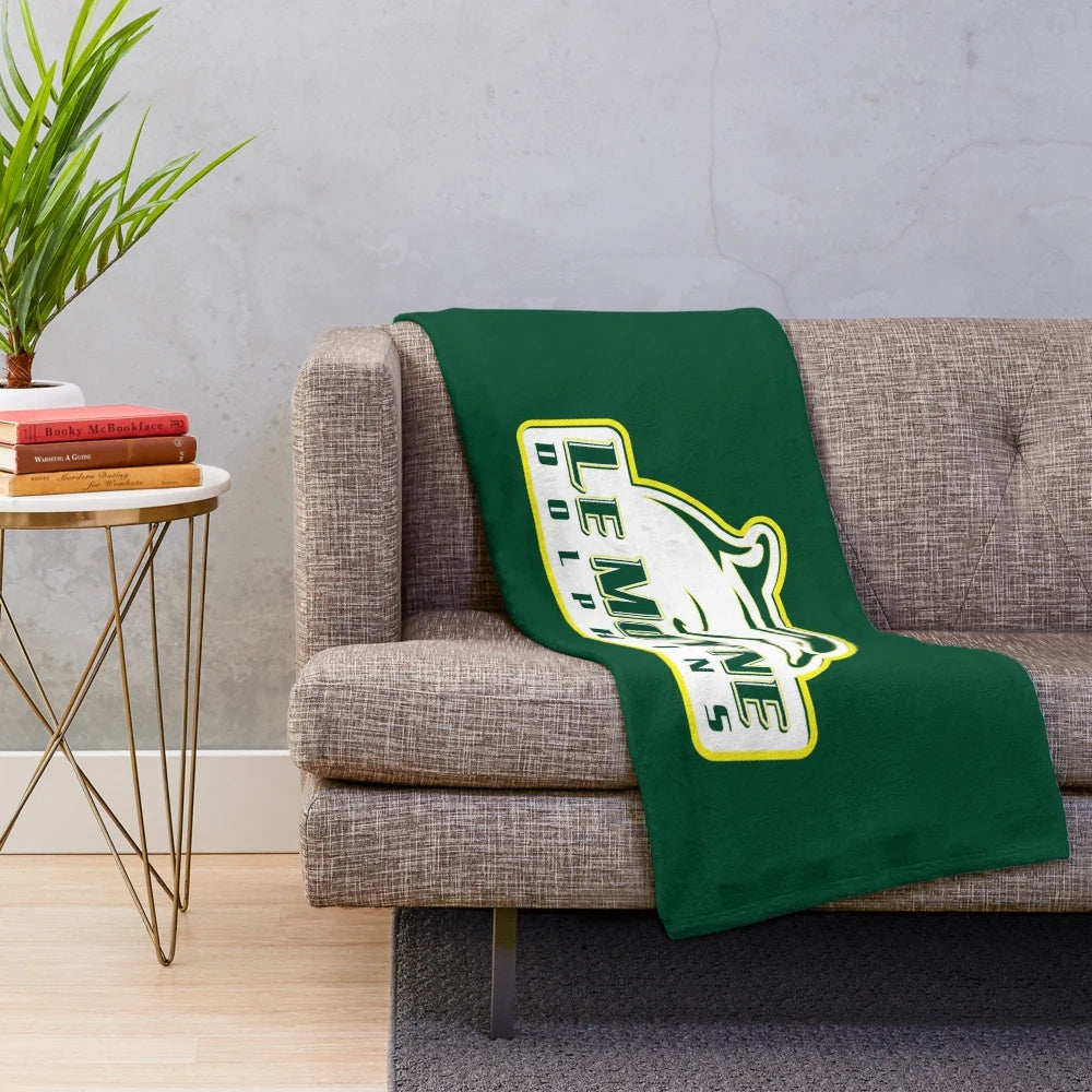 Le Moyne Dolphins Plush Blanket with team logo