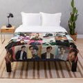 Lee Min Ho inspired plush blanket featuring the popular Korean actor