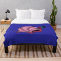 Plush blanket featuring a legendary animal design, perfect for New York Yankees fans