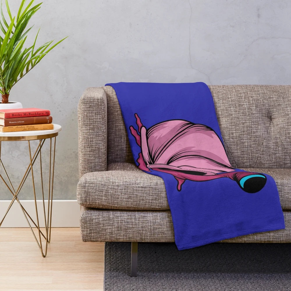 Plush blanket featuring a legendary animal design, perfect for New York Yankees fans