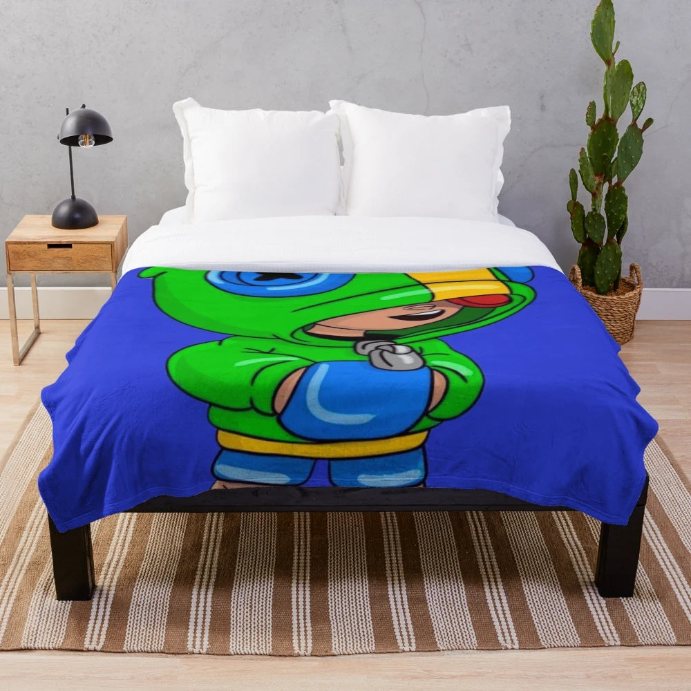 Brawl Stars Leon Plush Blanket