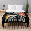 Leon Russell Plush Blanket with Acoustic Guitar