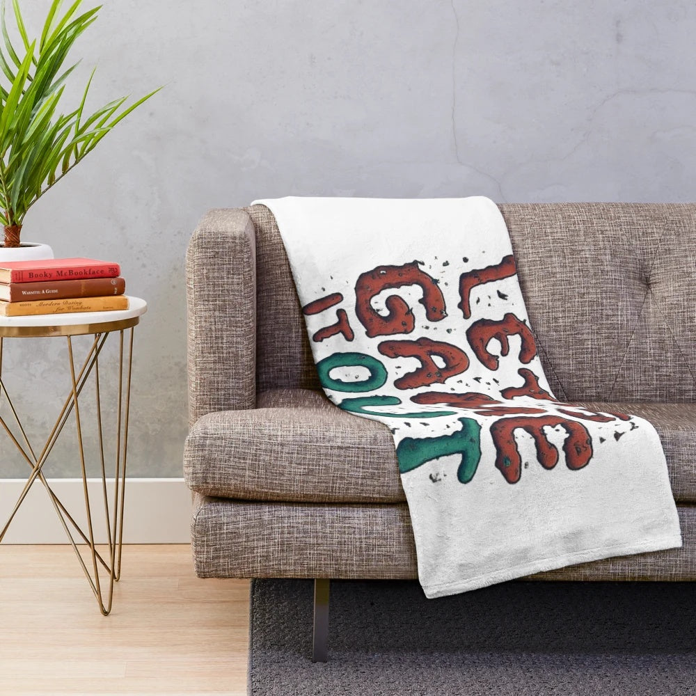 Lets Game It Out inspired plush blanket