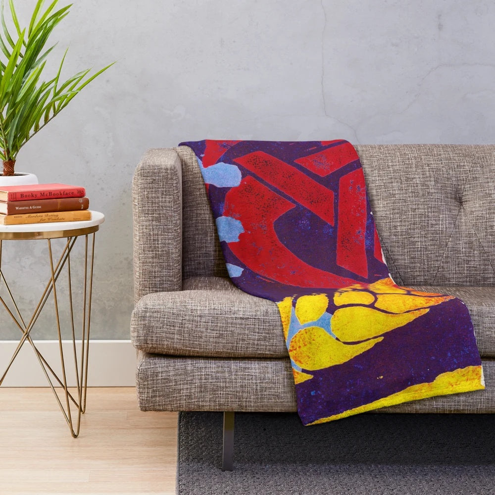 Soft and comfortable plush blanket featuring the Levellers band logo