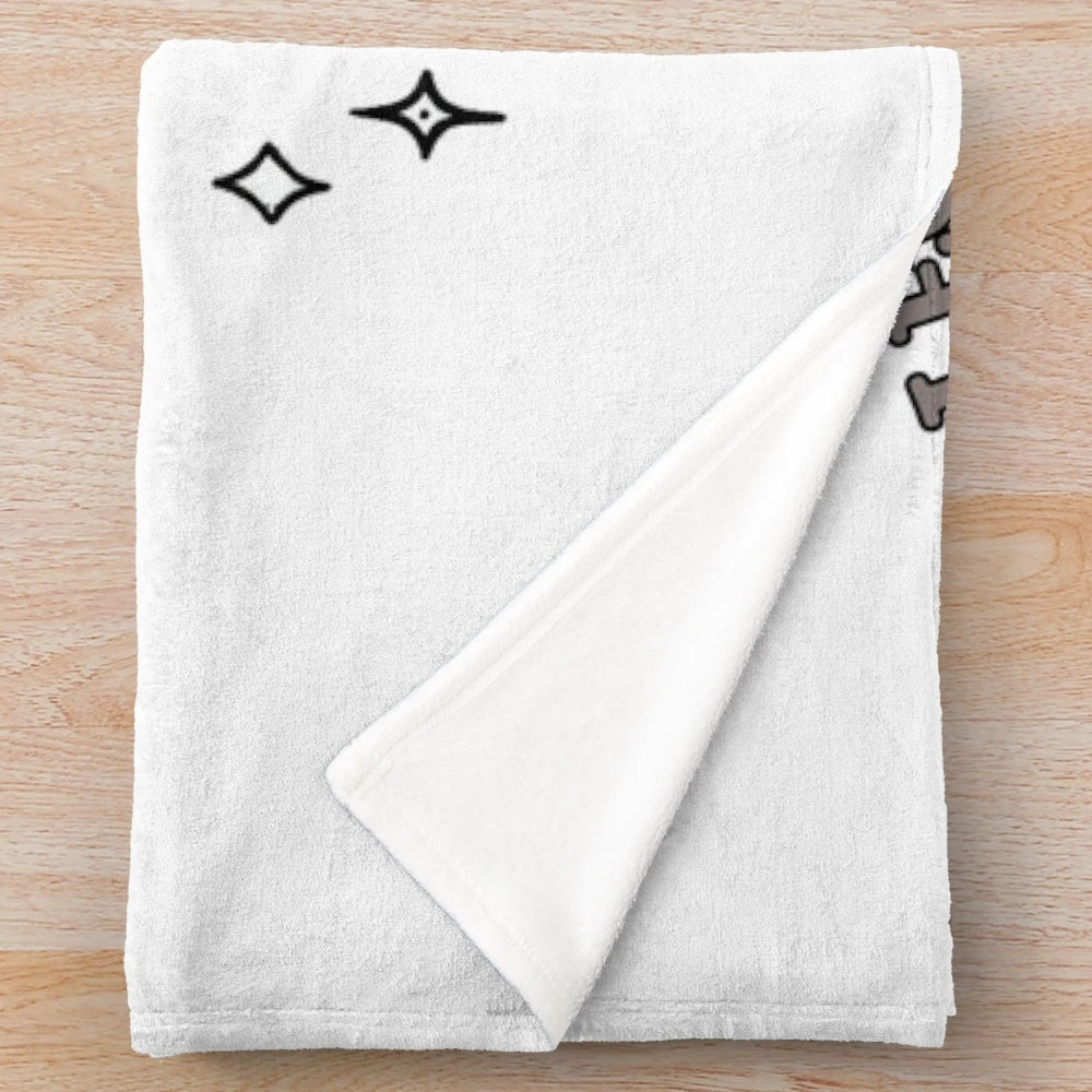 Leviathan plush blanket featuring a mythical sea monster design