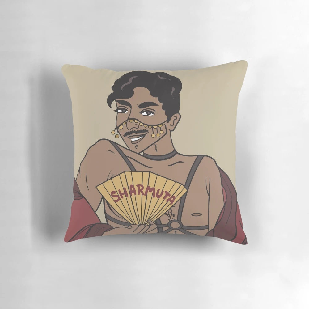 Vibrant LGBTQ+ Pride Pillow with Colorful Rainbow Design
