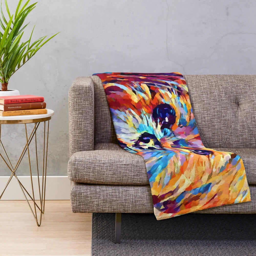 Lhasa Apso 3 Plush Blanket