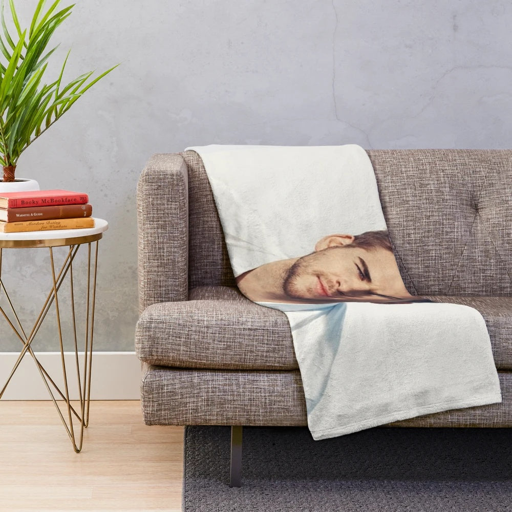 Liam Hemsworth inspired plush blanket